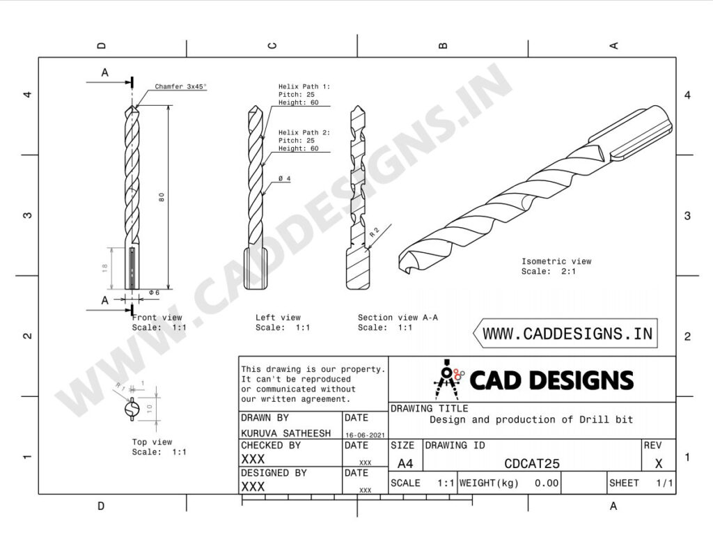 Design-and-production-of-Drill-bit-www.caddesigns.in_