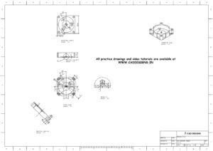 Mechanical PDF Practice Drawing Sheets for AutoCAD, CATIA, NX ...