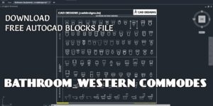 BATHROOM_WESTERN COMMODES AutoCAD Blocks (caddesigns.in)