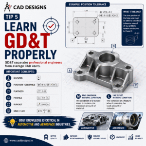 5. Learn GD&T Properly