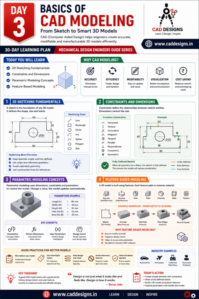 Day 3 - Basics of CAD Modeling