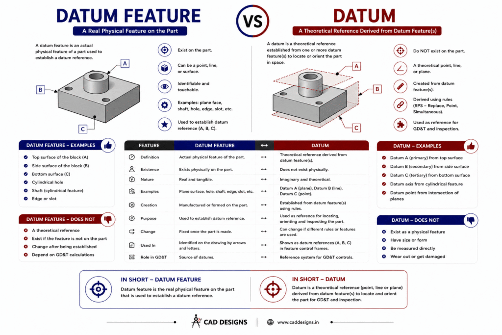 Datum Feature vs Datum