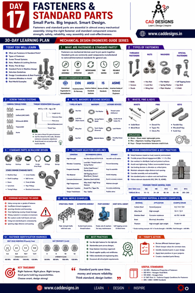 Day 17 - Fasteners & Standard Parts