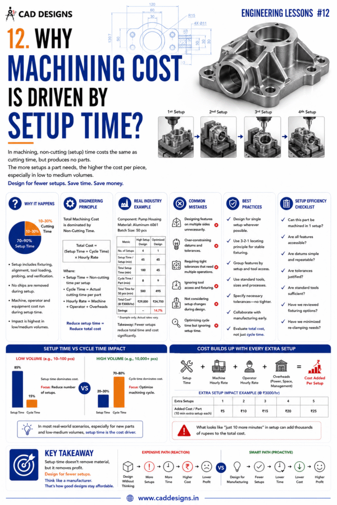 12. Why Machining Cost Is Driven by Setup Time