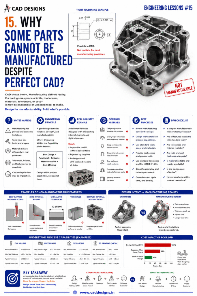 15. Why Some Parts Cannot Be Manufactured Despite Perfect CAD