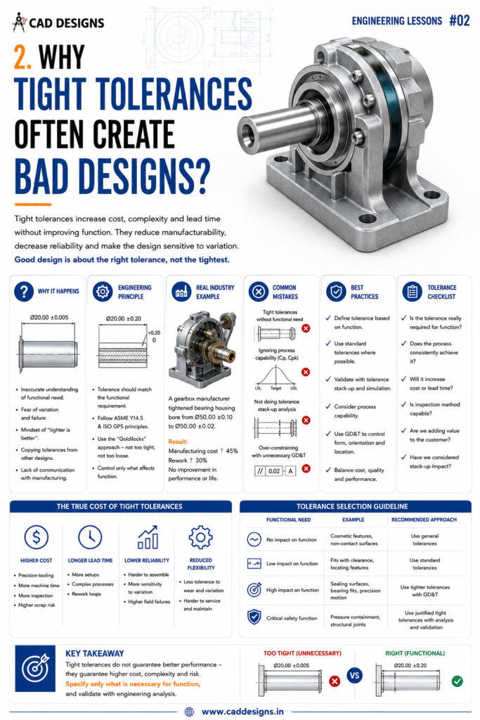 2. Why Tight Tolerances Often Create Bad Designs