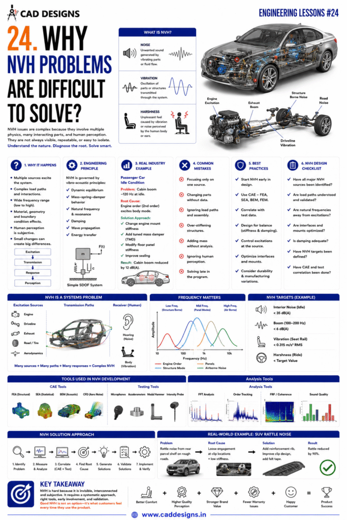 24. Why NVH Problems Are Difficult to Solve