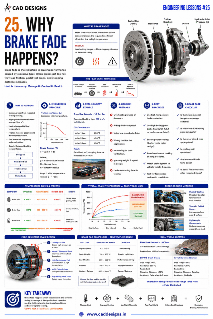 25. Why Brake Fade Happens