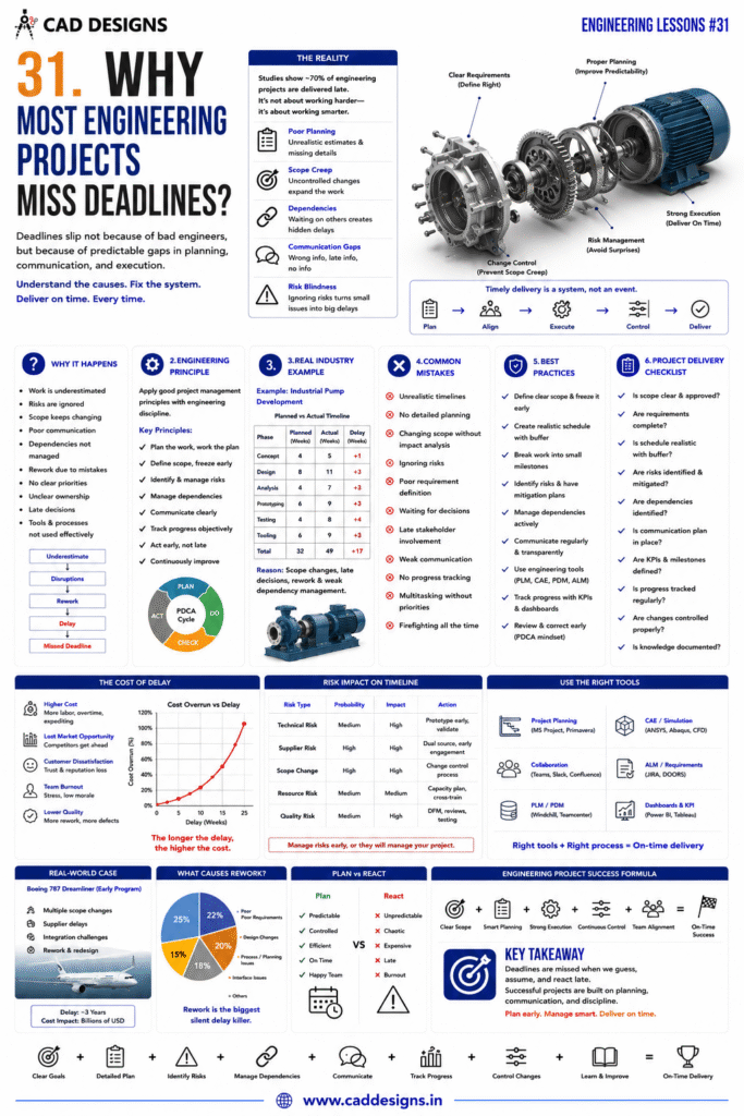 31. Why Most Engineering Projects Miss Deadlines