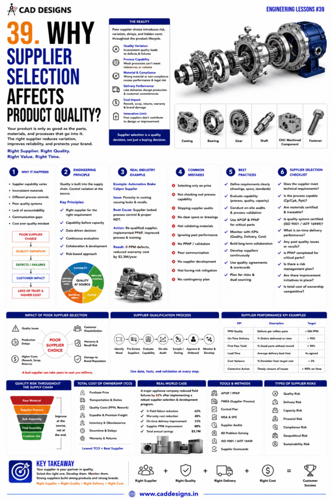 39. Why Supplier Selection Affects Product Quality