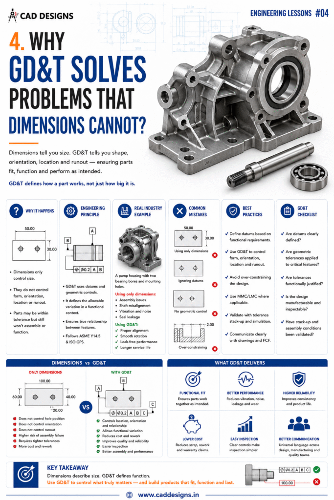 4. Why GD&T Solves Problems That Dimensions Cannot
