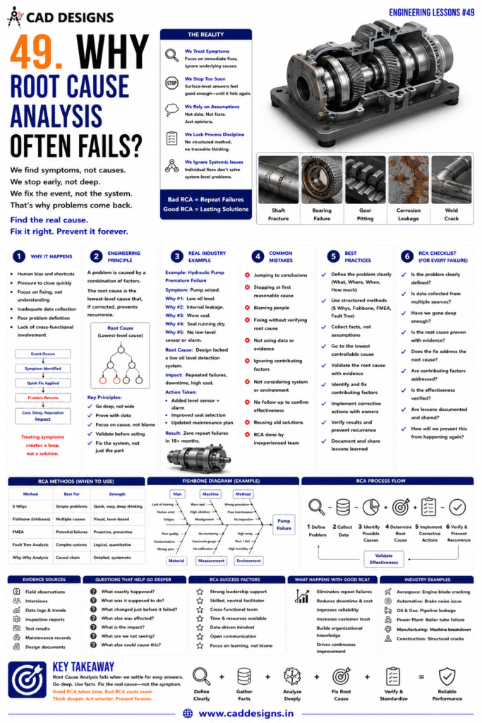 49. Why Root Cause Analysis Often Fails