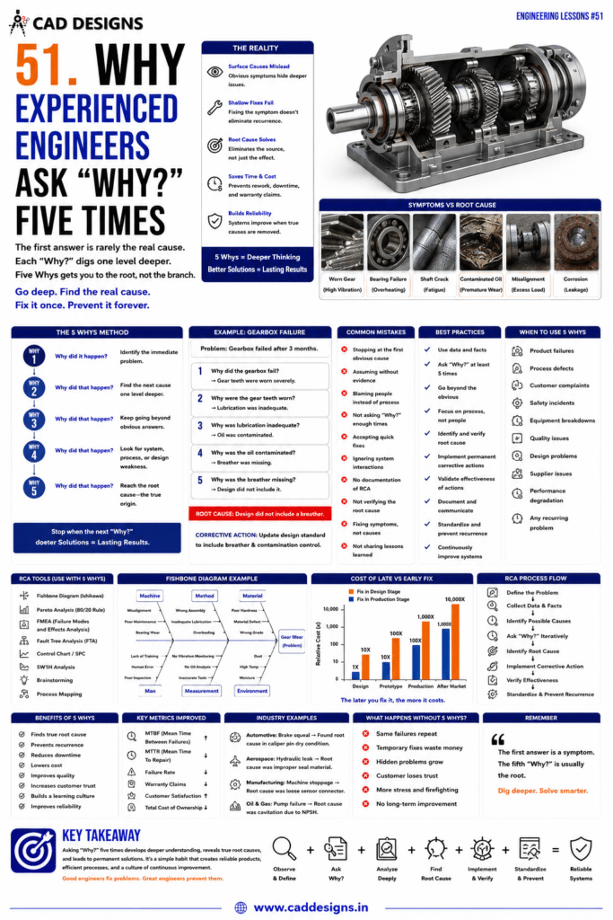 51. Why Experienced Engineers Ask “Why” Five Times