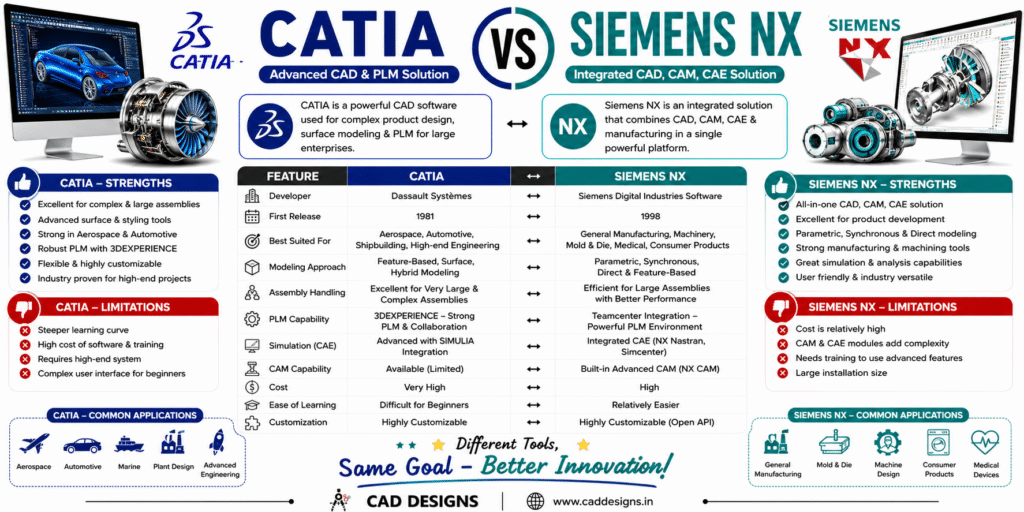 CATIA vs Siemens NX (2)
