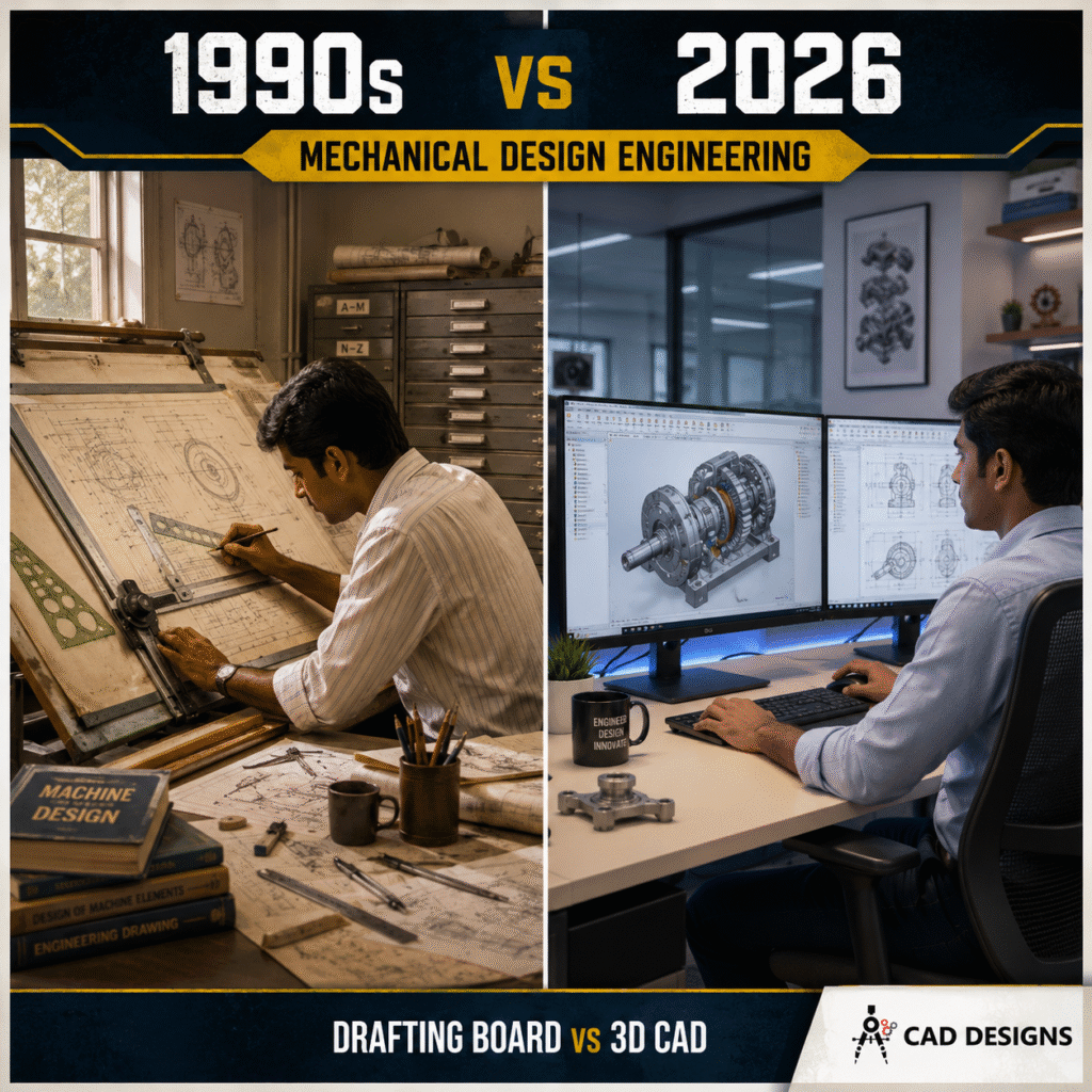 1. Drafting Board vs 3D CAD