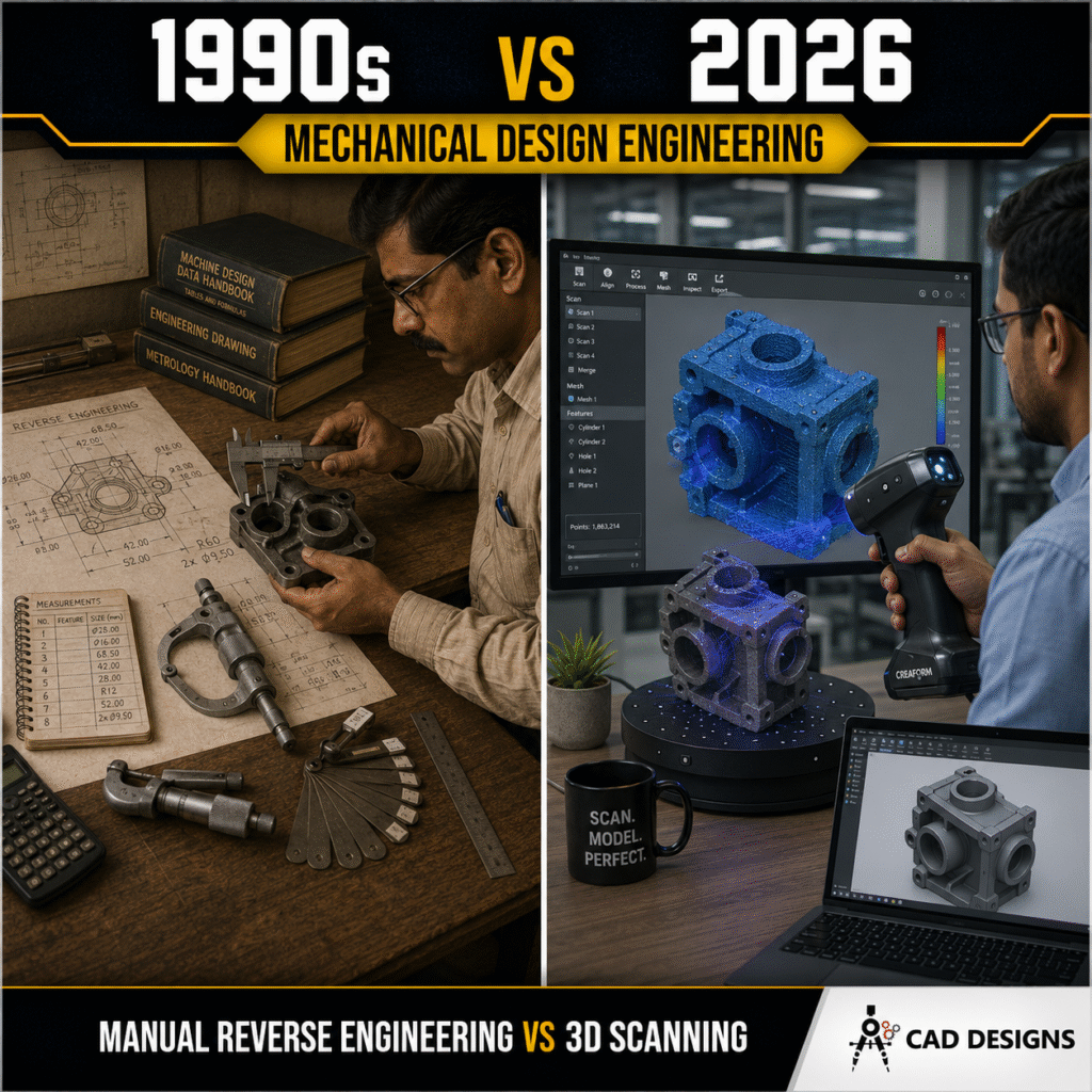 12. Manual Reverse Engineering vs 3D Scanning