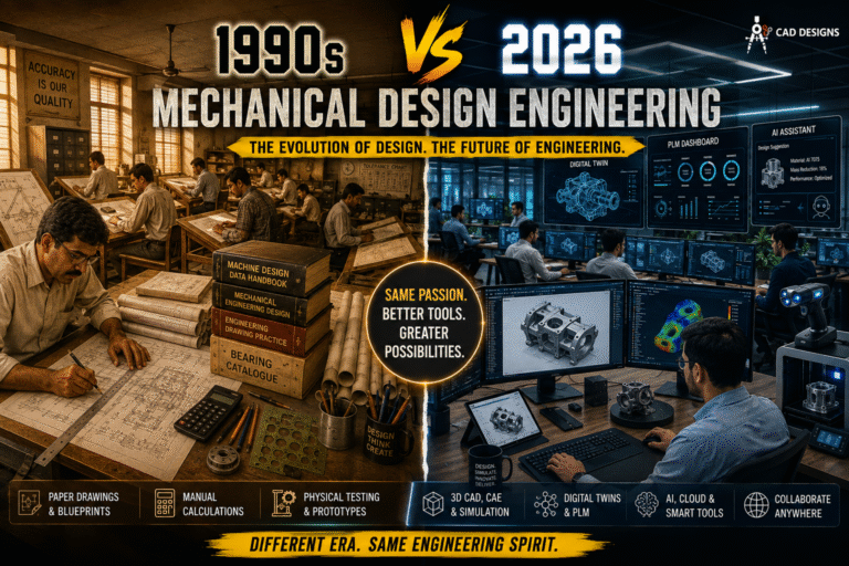 1990s vs 2026 - 15 Mechanical Design Engineering Changes That Bring Back Old Memories