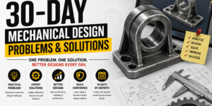 30-Day Mechanical Design Problems & Solutions – Learn Real Engineering Challenges Every Day
