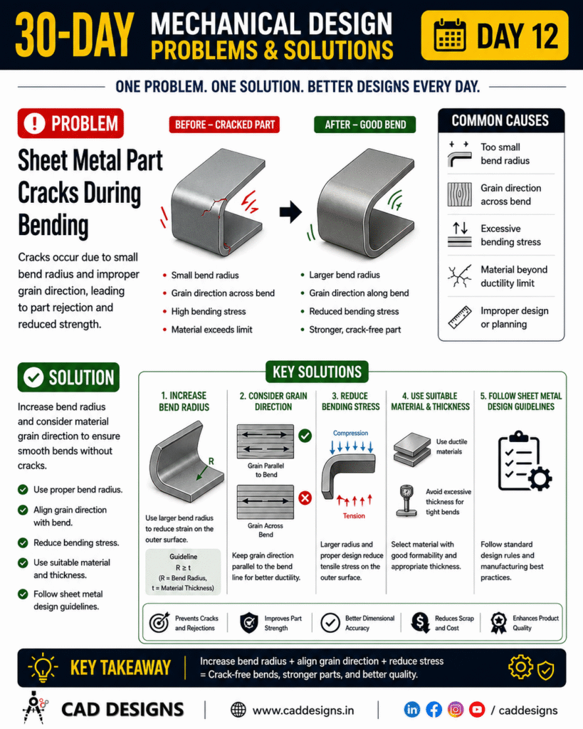 Day 12 - Sheet Metal Part Cracks During Bending
