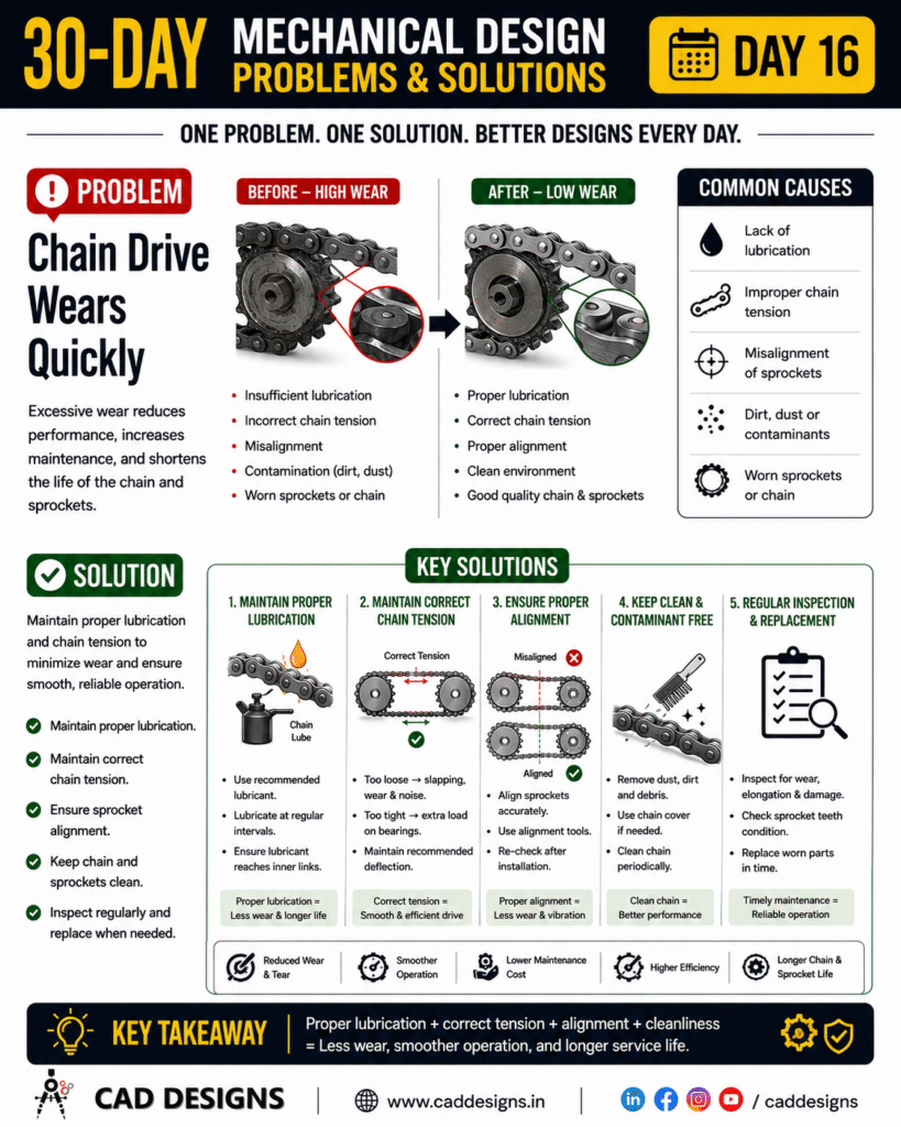 Day 16 - Chain Drive Wears Quickly