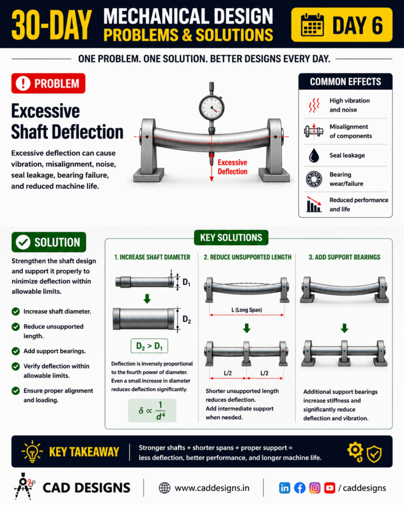 Day 6 - Excessive Shaft Deflection